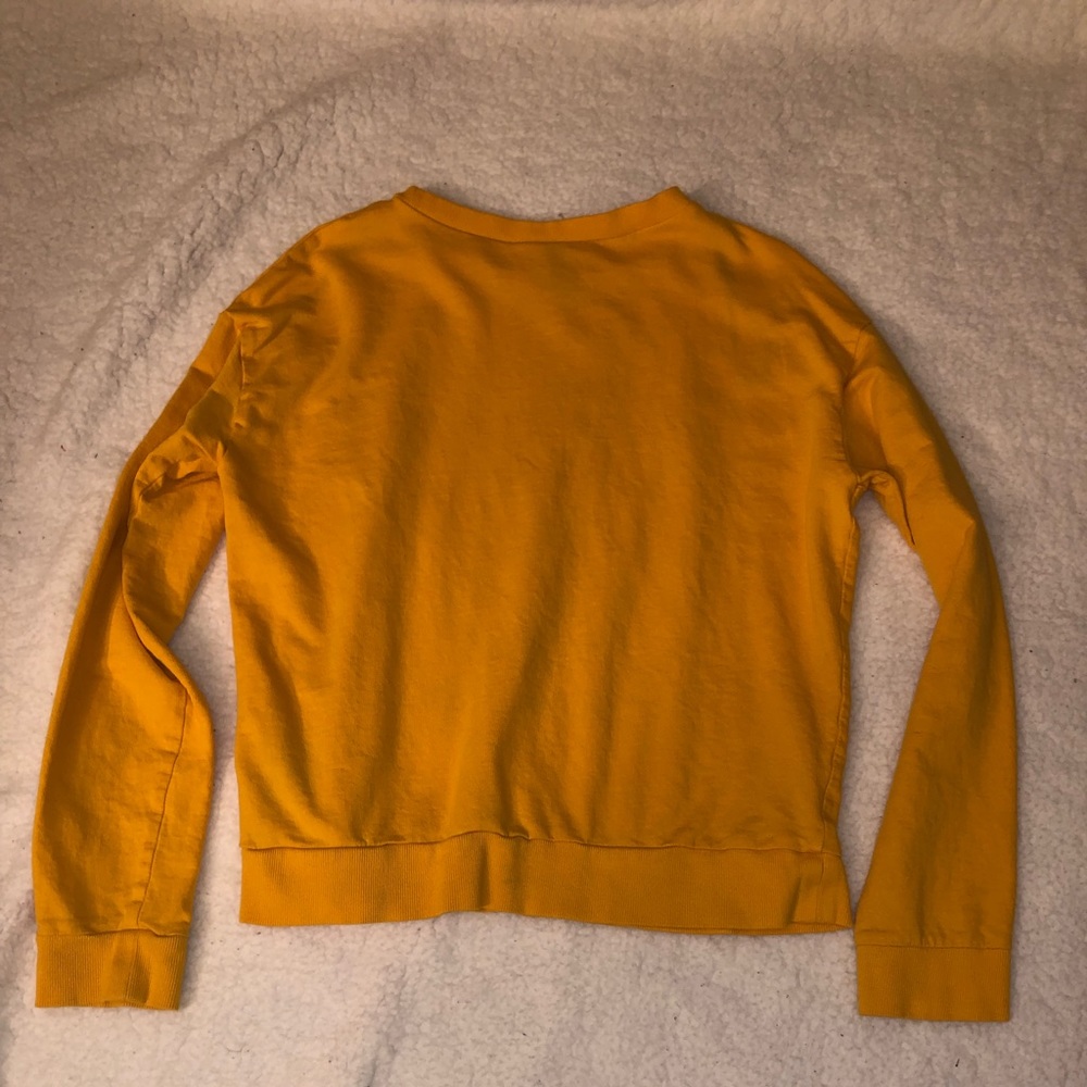 yellow long sleeve from h&m